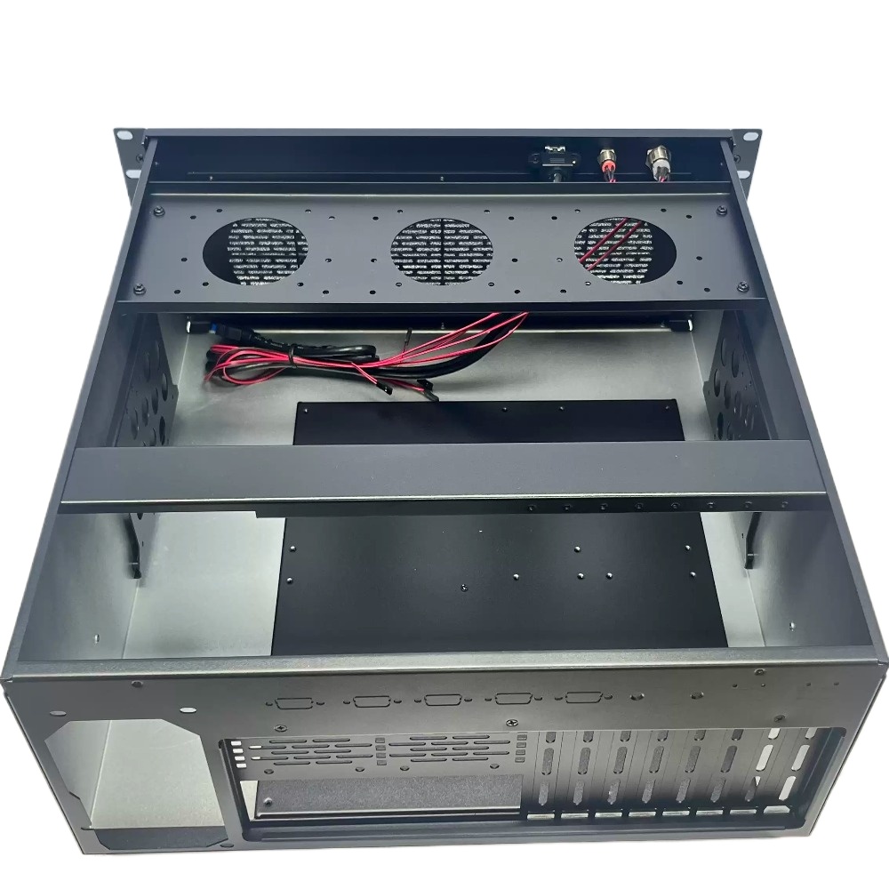 8 Gpu 4U Server Chassis - 4Uサーバーシャーシ EATXマザーボード 4090 GPU 360水冷 8スロットATX電源