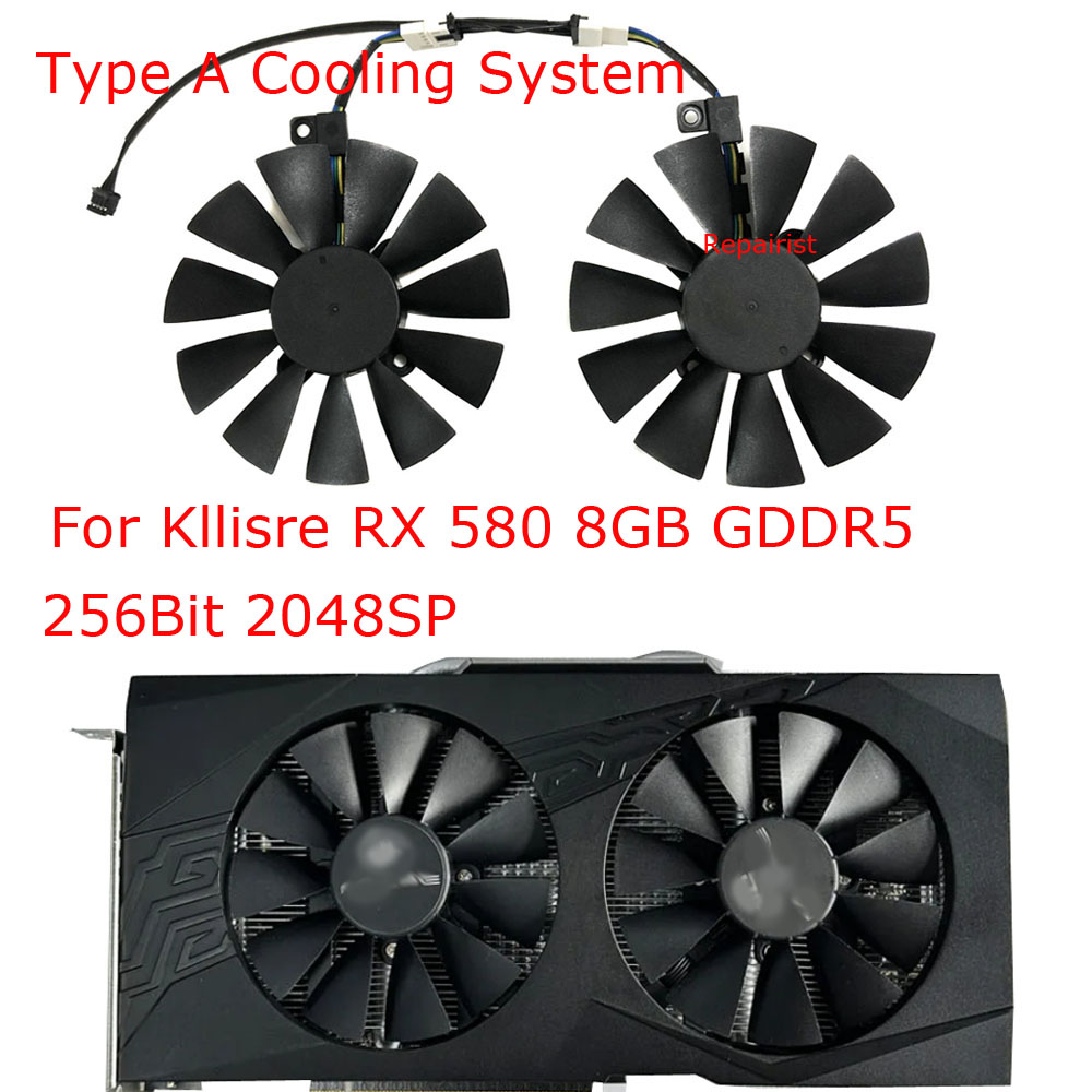 ビデオカードファン,t129215su Kllisre用 R - Rx 580 8Gb 2048Sp Gpu のレビューと価格
