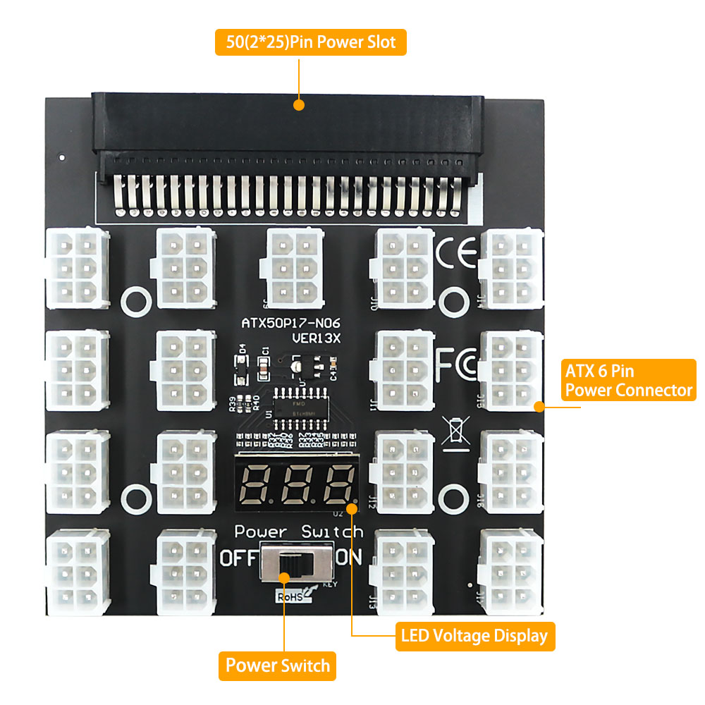 DELL 750W 1100W 1600W 2000W 24 - 2400W Server Psu Breakout Board のレビューと価格