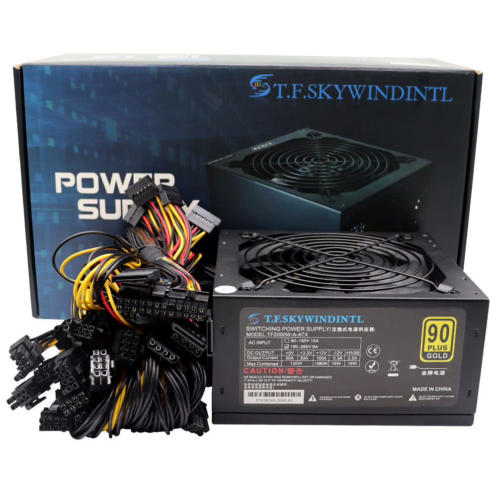 T.F.SKYWINDINL 2000W ATX PC 電源 - 2000W Atx Mining Power Supply のレビューと価格