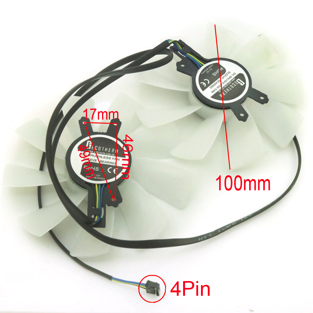 2ピース/ロットCFM10012H12SPA 12v 100 - Rtx 3070 8Gb Graphics Card のレビューと価格